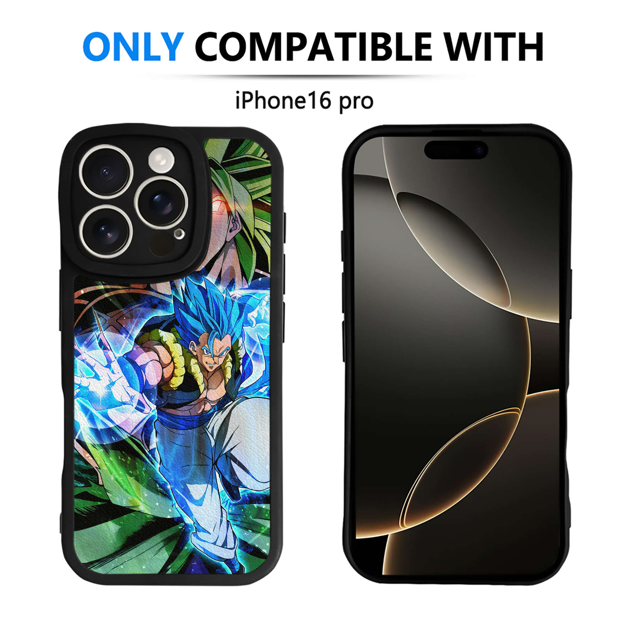 （画像用） ドラゴンボール DRAGON BALL 【iPhone 16シリーズ対応】シリコンスマホケース（レザー調） 材質：シリコン